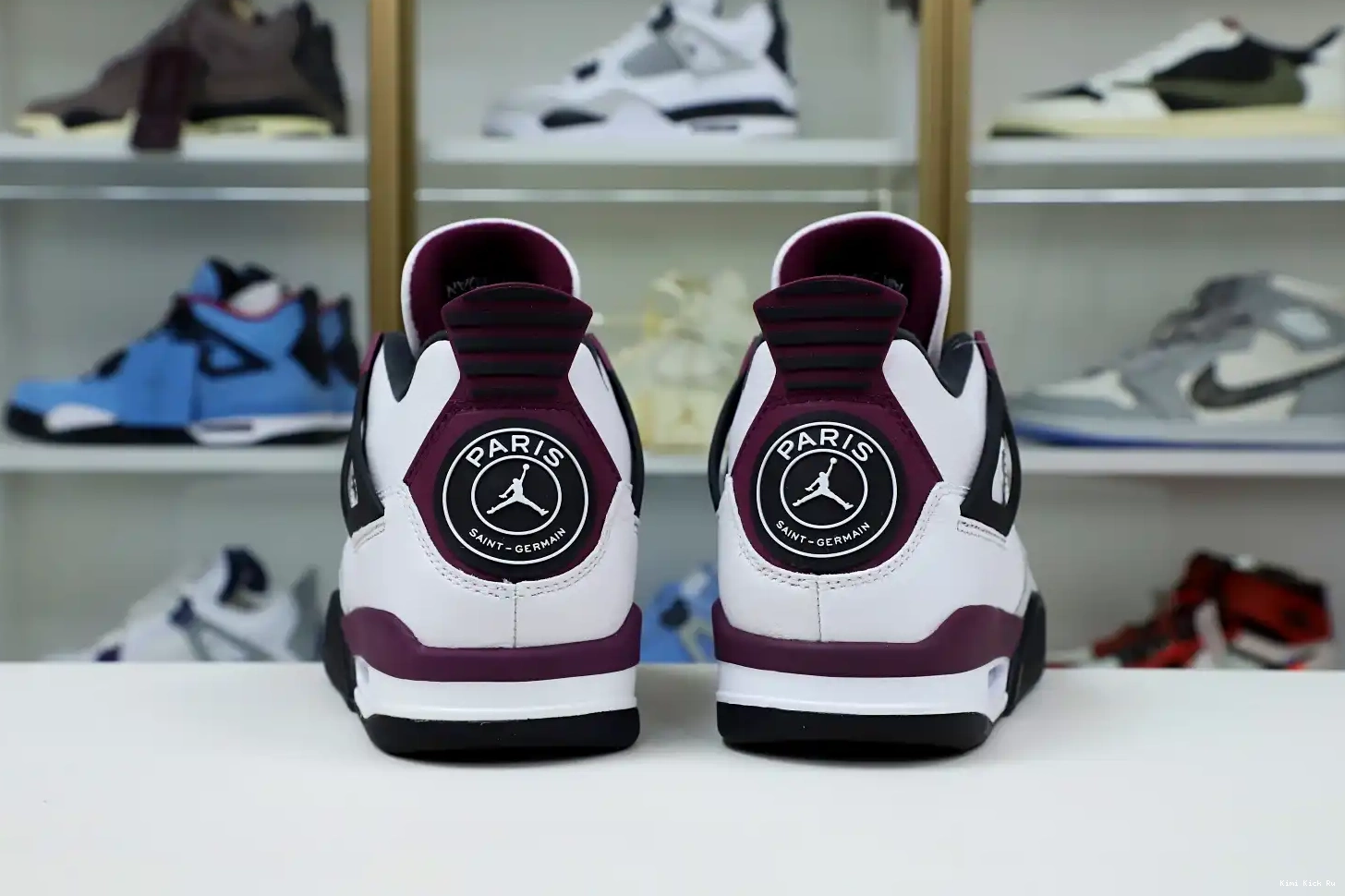 Kimikick X JORDAN 'BORDEAUX' AIR 4 PARIS RETRO SAINT-GERMAIN AIR JORDAN 0729